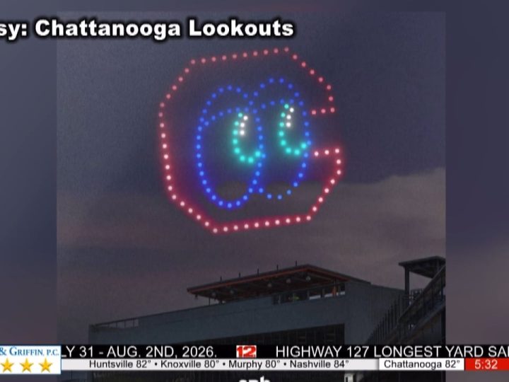 Les Chattanooga Lookouts accueilleront un spectacle de drones lors du match de jeudi