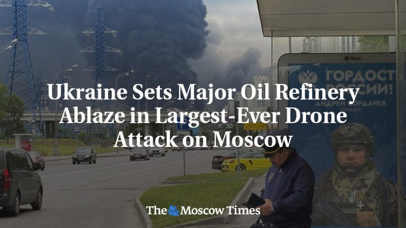 Moscou subit la plus importante attaque de drones ukrainiens depuis le début de la guerre